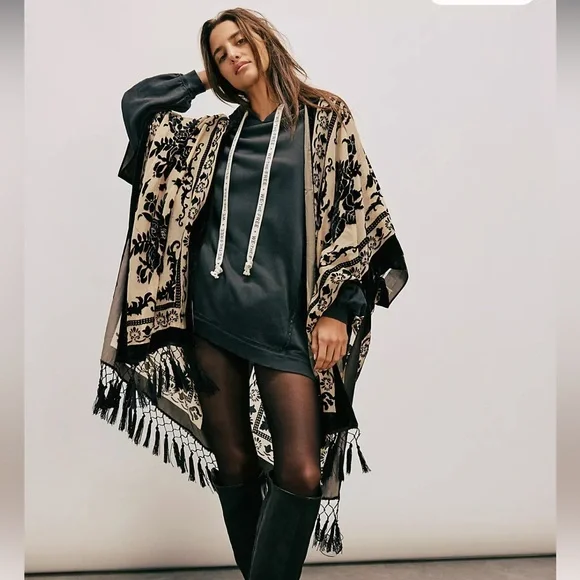 Free People Nightbird Burnout Duster - Picture 2 of 3